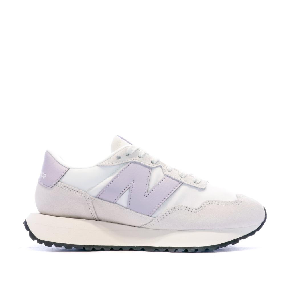 New Balance WS237 Baskets Blanche/Violet Femme New Balance