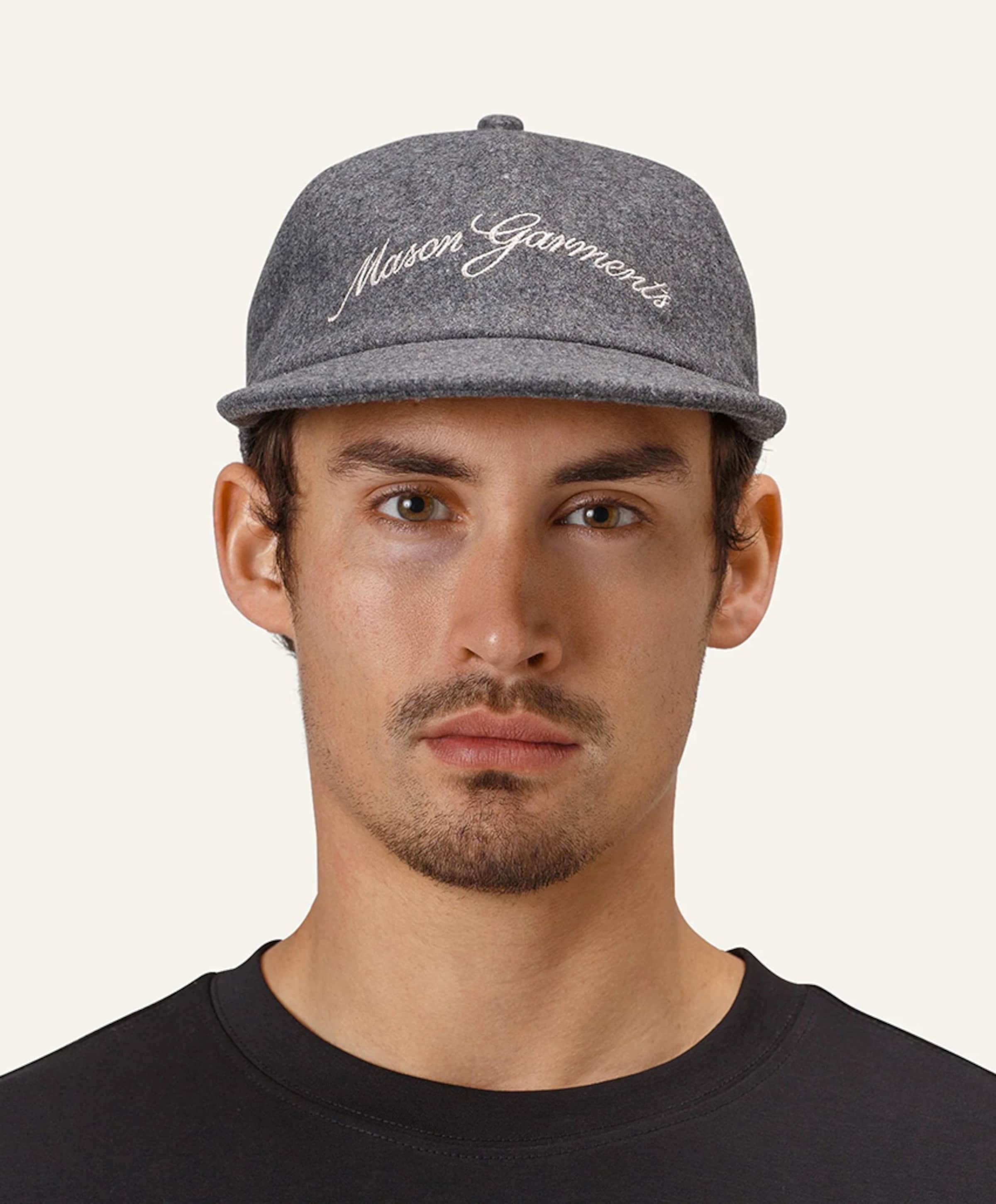 Mason Garments Heren cap grijs