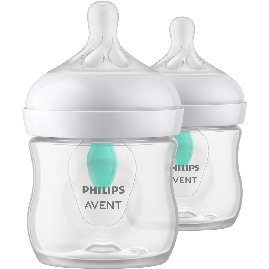 Philips Avent Babyflasche Anti Kolik SCY67002 Natural Response mit AirFree Ventil 125ml 2 Stück