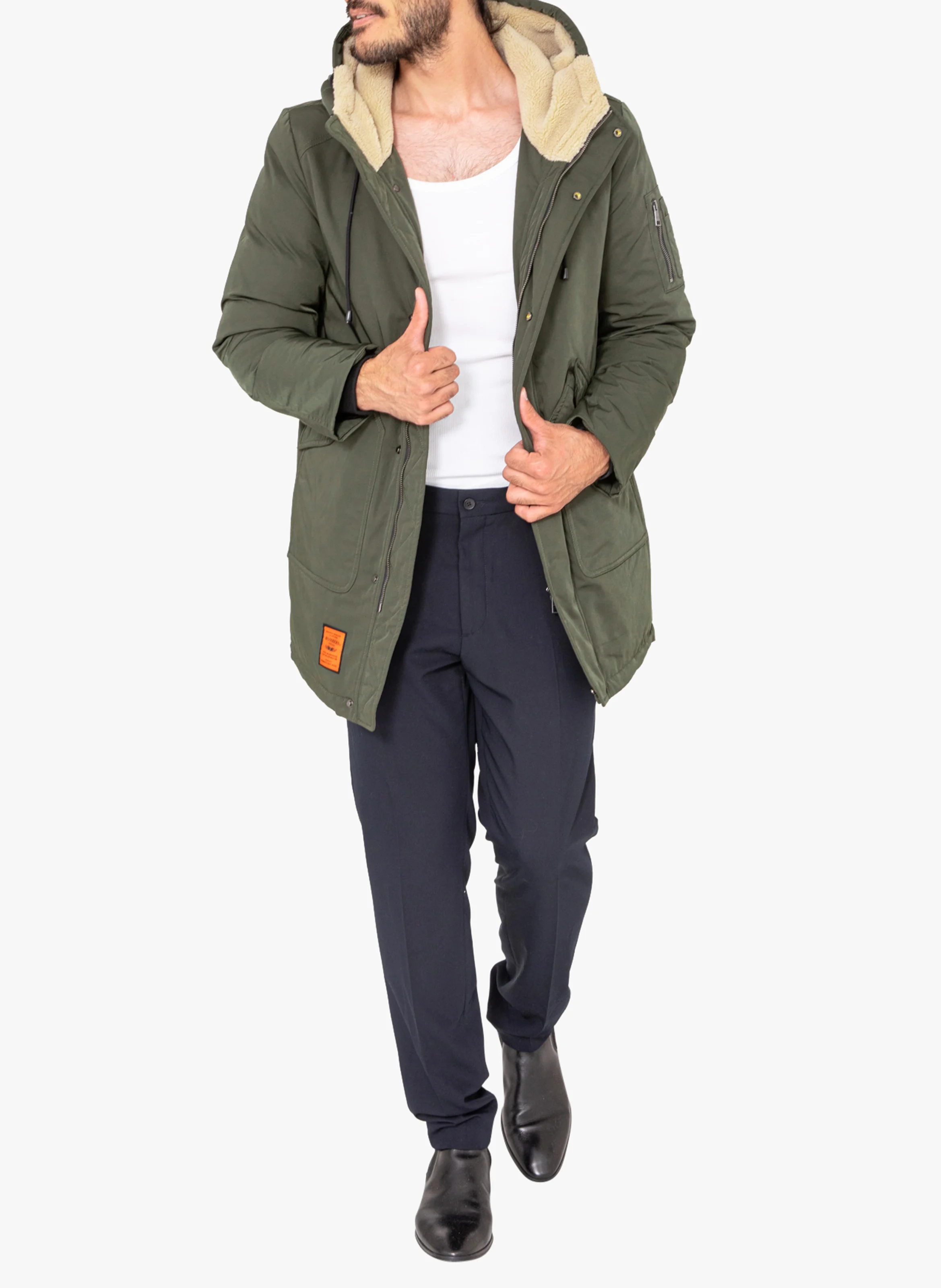 TELLURIDE - Parka longue à capuche | Kaki