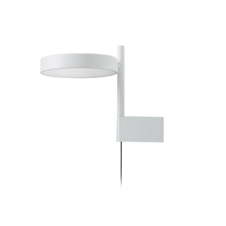 Wästberg - w242 Pastille alu LED Wandleuchte br1, verkehrsweiss RAL 9016