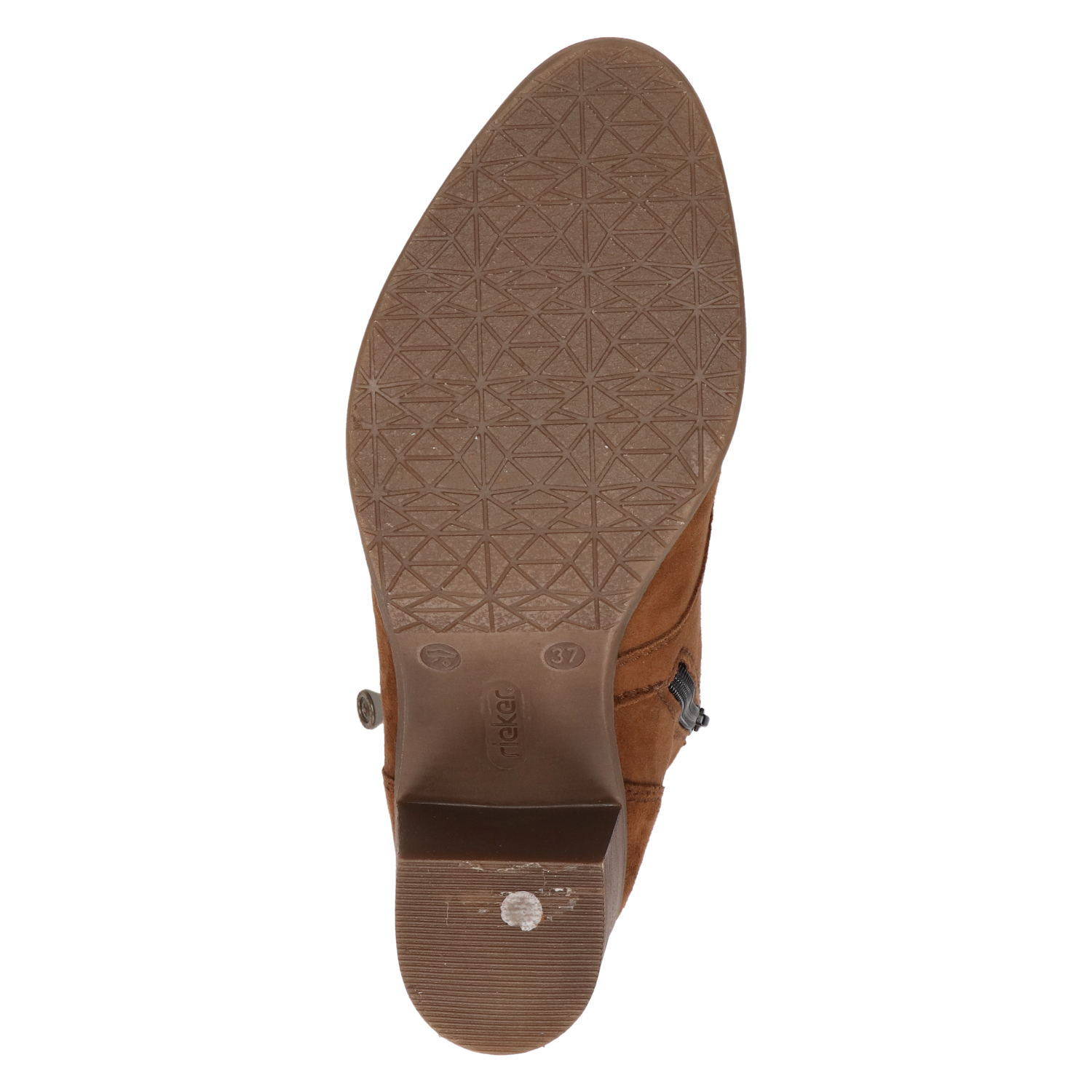 dames veterboot Rieker Cognac