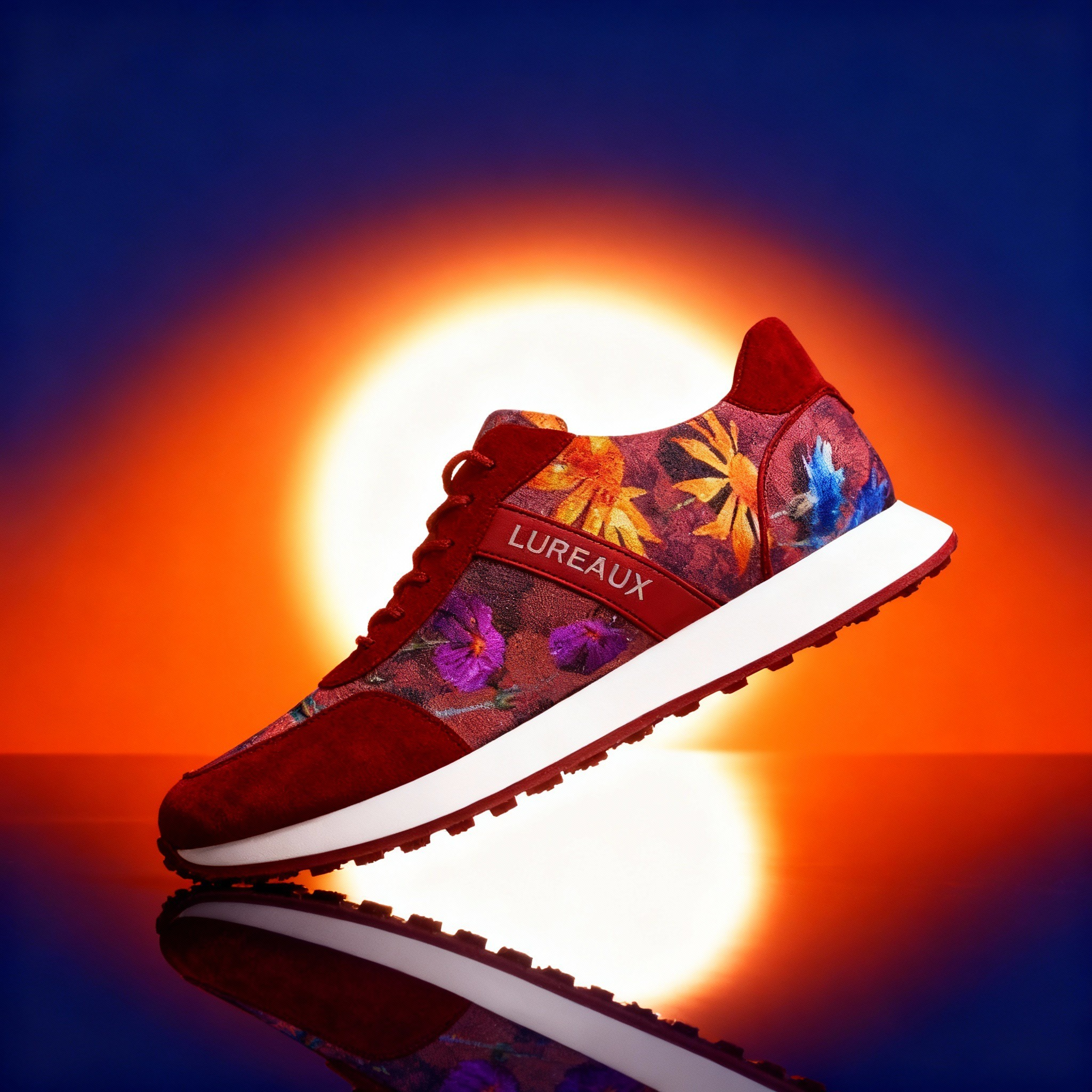 Rosso Velour Flora Runner