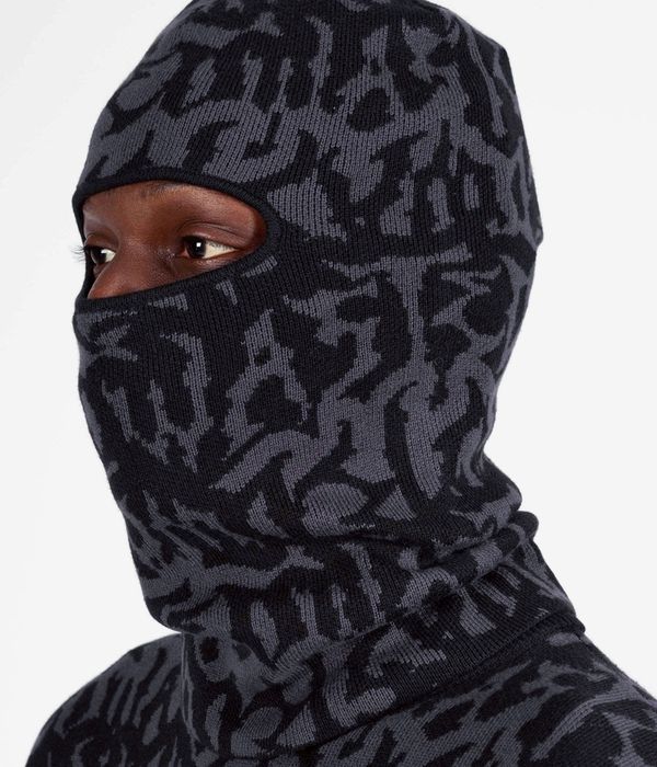 Wasted Paris Balaclava Allover Feeler Neckwarmer (charcoal black)