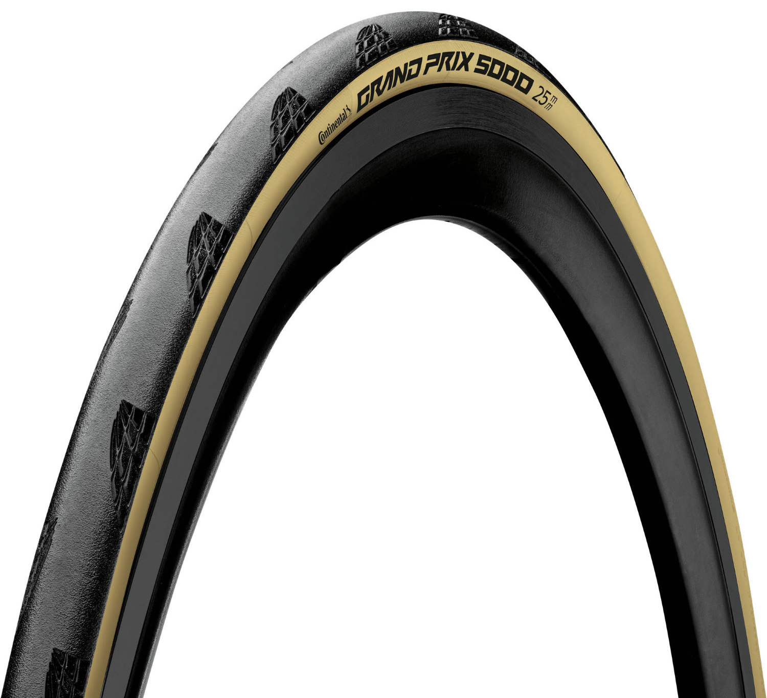 Continental Grand Prix 5000 foldedæk 700x25C sort/creme