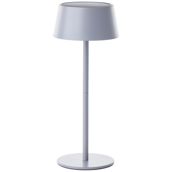 Brilliant USB oplaadbare tafellamp Picco 4W grijs