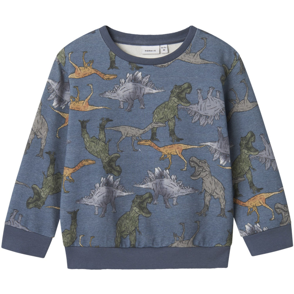 Køb Name It China Blue Benja Regular Sweatshirt