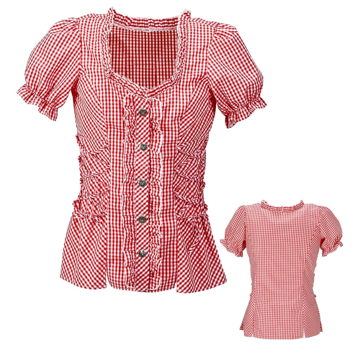 Oktoberfest Blouse Rood Wit Dames