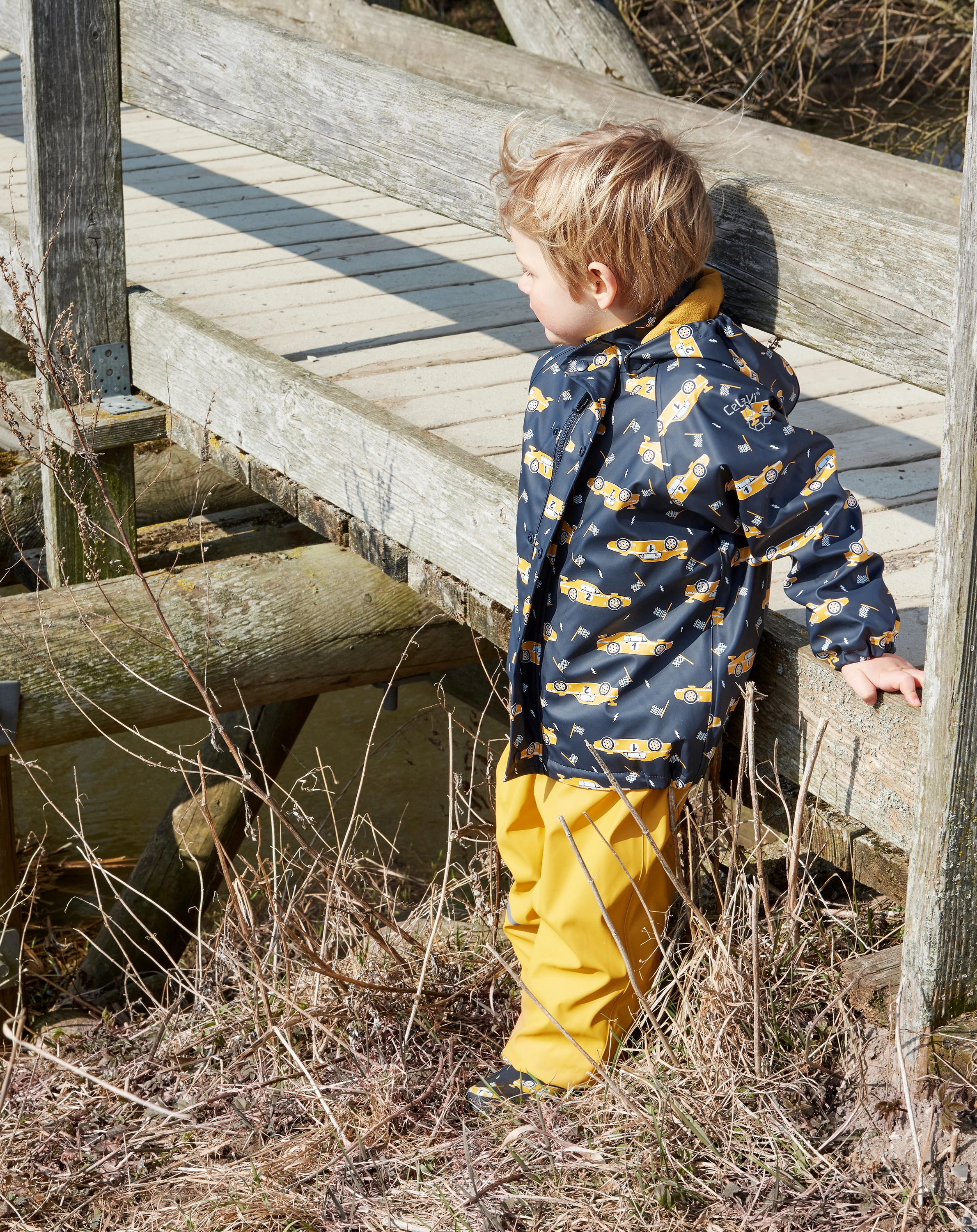 Regen-Set FASHION - CAR 2-teilig in navy