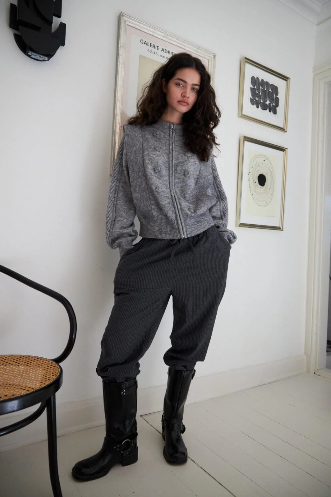 Lollys Laundry Billll Pants 18 washed black