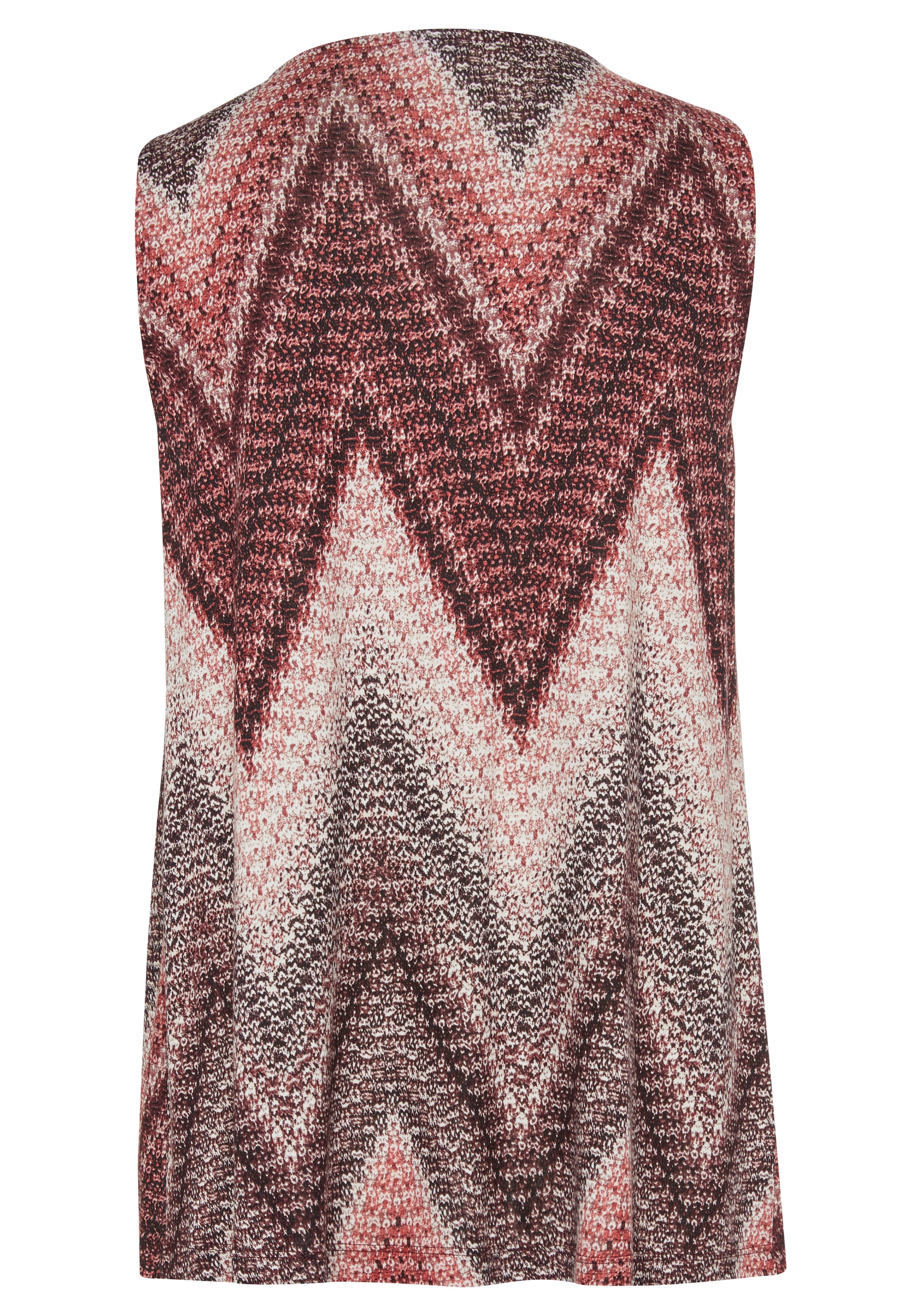 LASCANA Tanktop , mit Alloverprint und V-Ausschnitt, sommerliches Blusentop