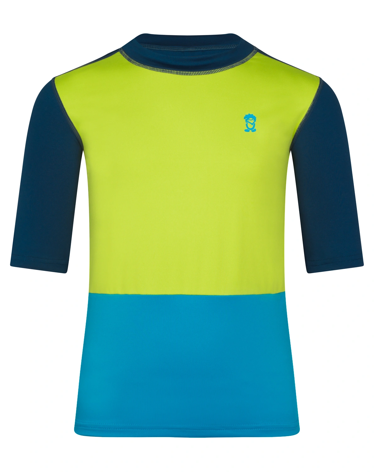 Badeshirt BALESTRAND in green lizard