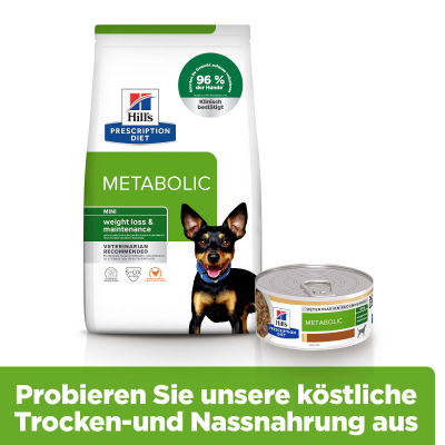 Hill's Vet Hundefutter Prescription Diet Metabolic Mini Huhn 9kg