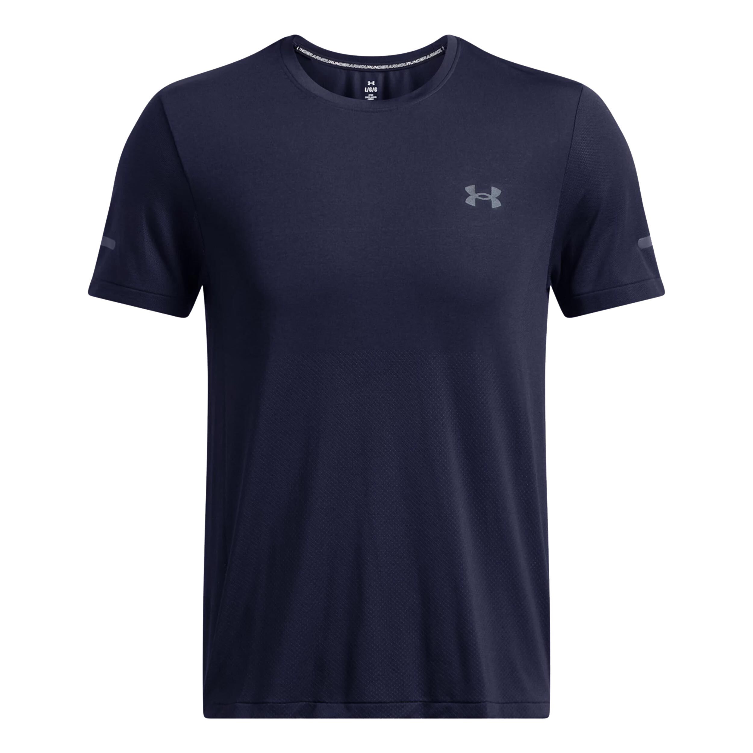 Under Armour Seamless Stride Maillot De Course Hommes - Bleu Foncé