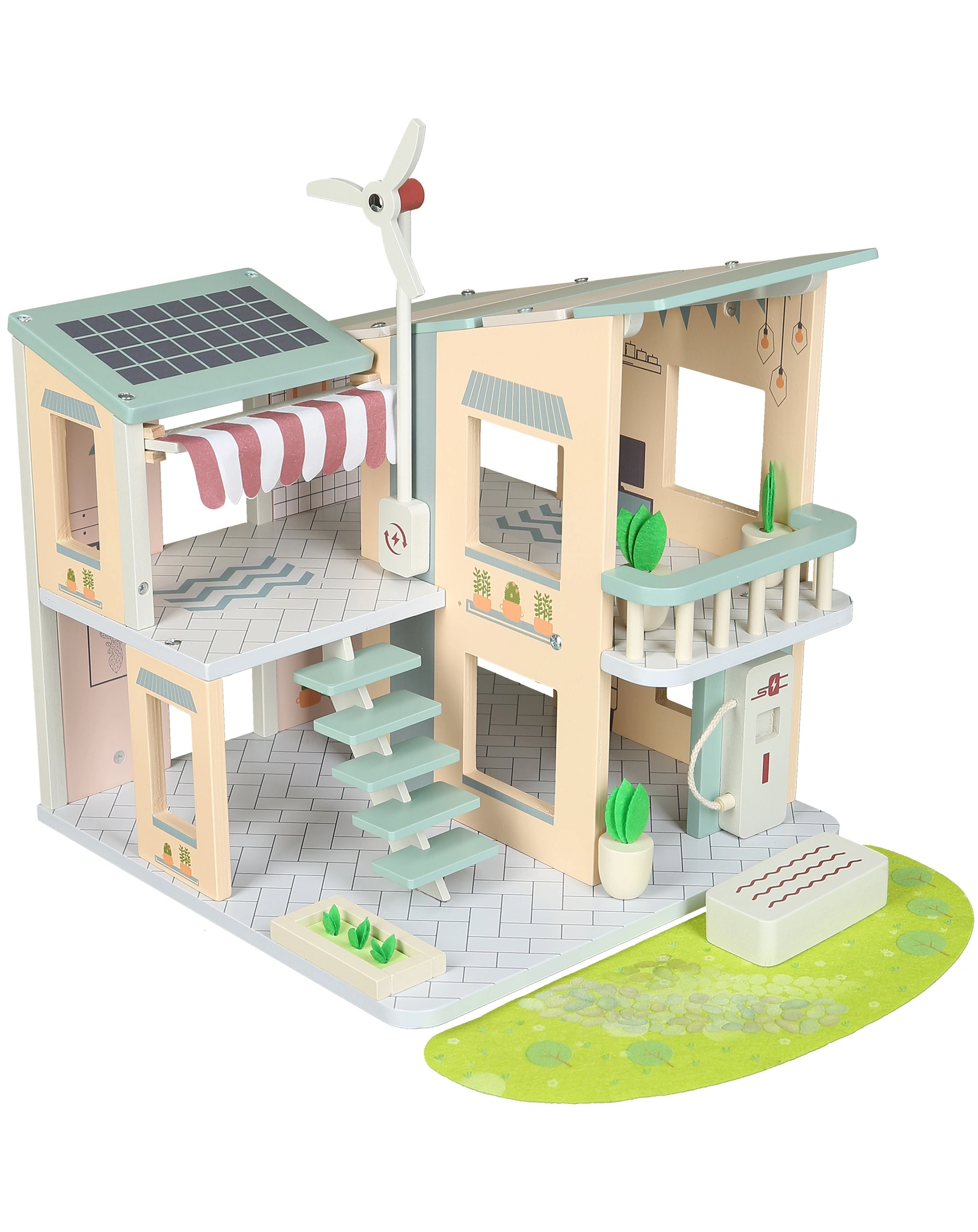 Puppenhaus AMBIENTE in grün