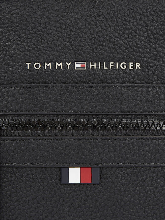 Tommy Hilfiger ESSENTIAL PU MINI REPORTER Black