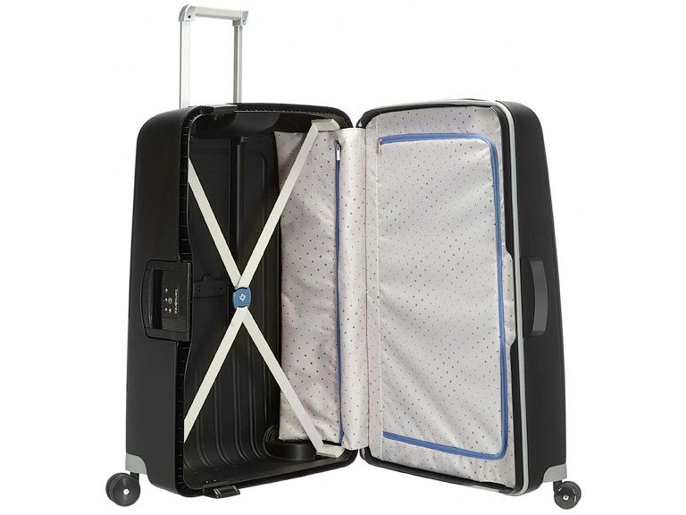 Samsonite Reisekoffer S'Cure 79 l, Schwarz Reisegepäck