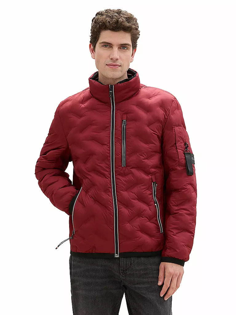 TOM TAILOR Leichtsteppjacke rot
