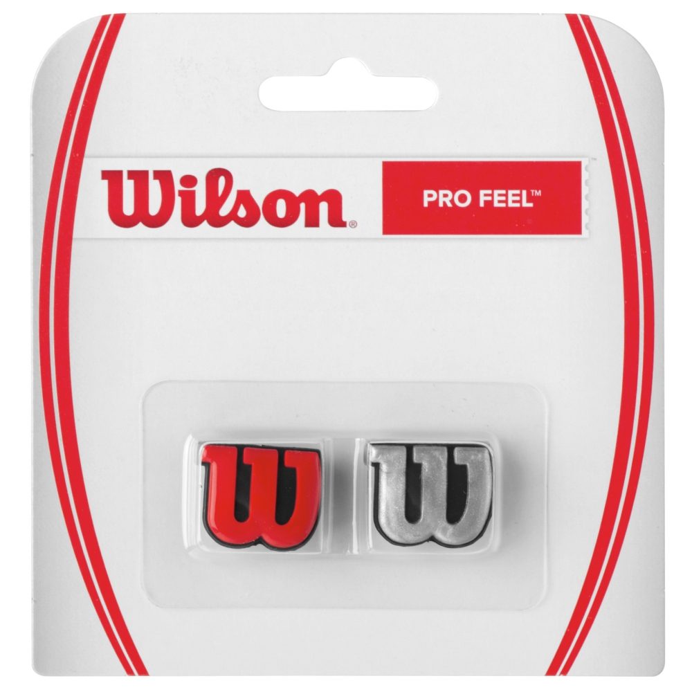 Wilson Pro Feel Vibrationsdämpfer rot silber
