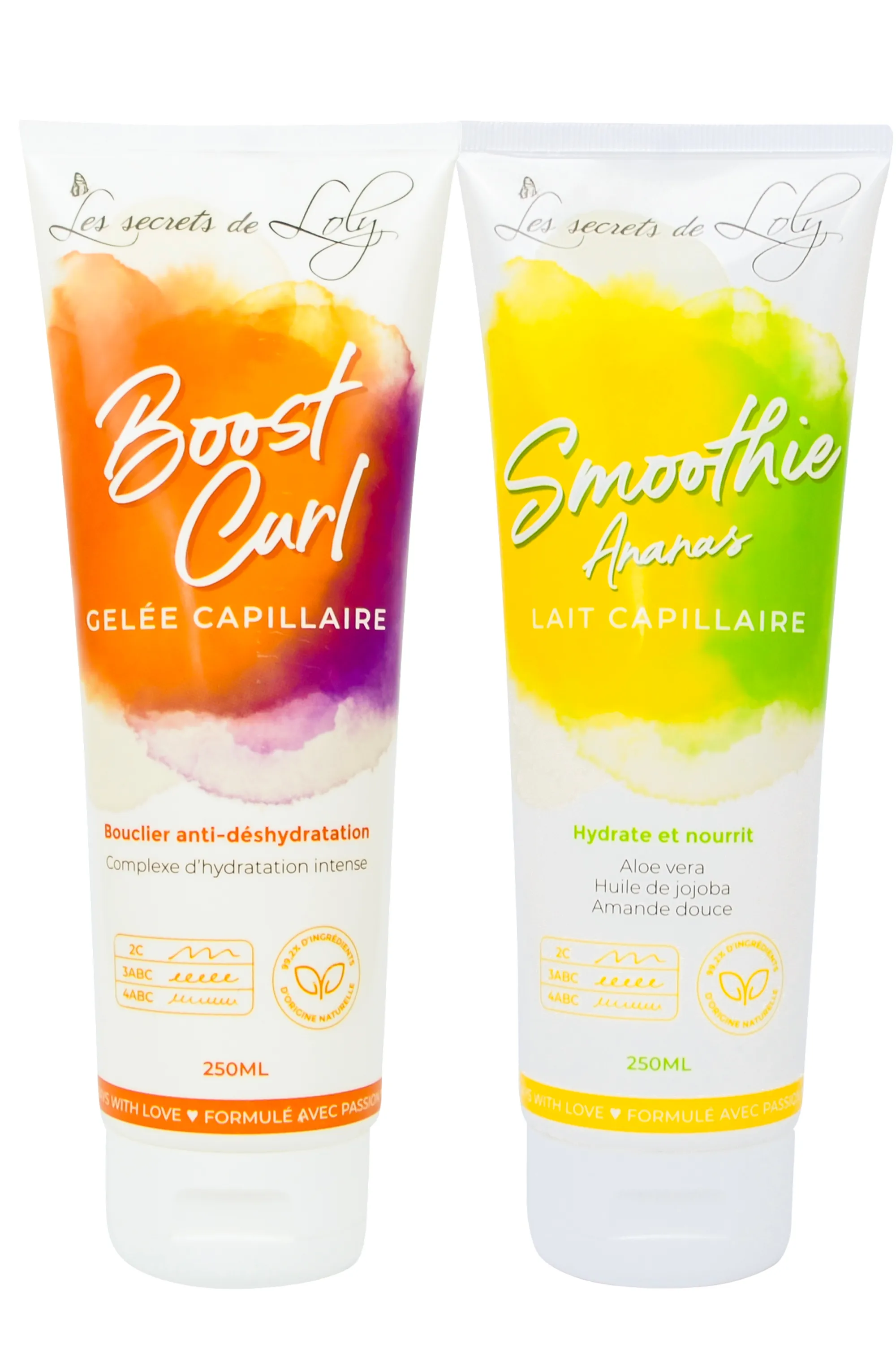 Les Secrets de Loly Duo de soins pour cheveux frisés