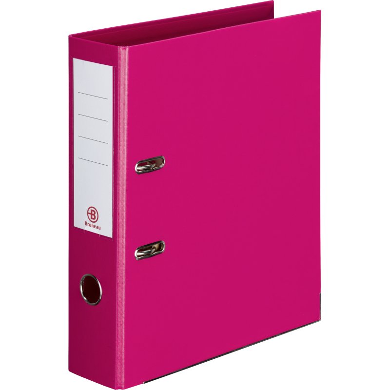 Classeur à levier cartonné Bruneau A4 - Dos 7,2 cm couleurs mode assorties