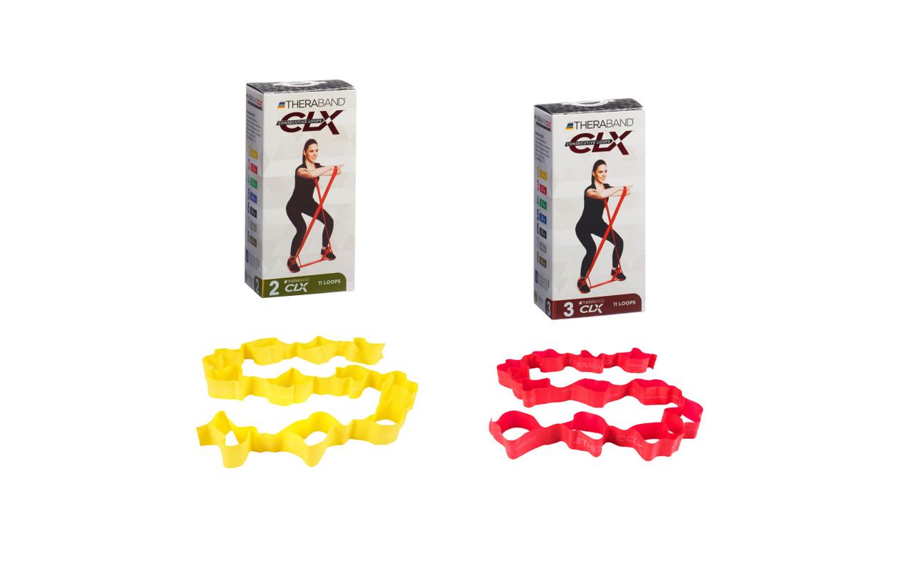 Fitnessband CLX 2er Set, Sehr leichtÜbungsband