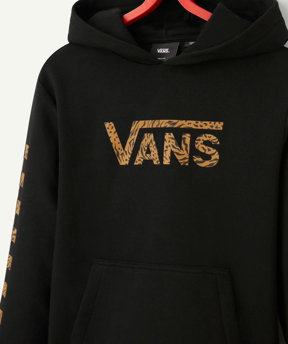 VANSSWEAT À CAPUCHE FILLE ANIMASH AVEC LOGO IMPRIMÉ ANIMALIER
