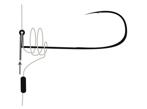 Gamakatsu Dropshot Jig 90,Hameçon taille 1 (3 pcs)