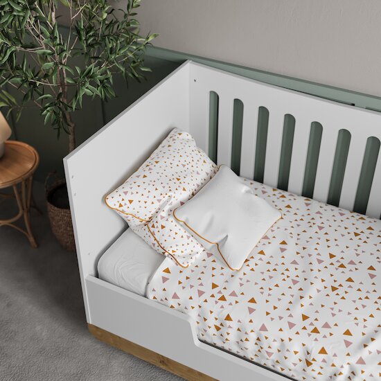 Scandinave Kit Évolutif   Blanc        70 x 140 cm   de               CBA Meubles