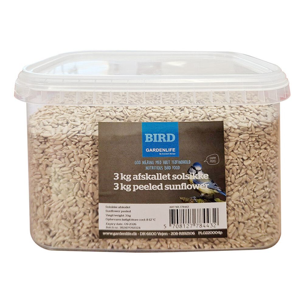 FUGLEMAT GARDEN LIFE SOLSIKKEFRØ 3KG