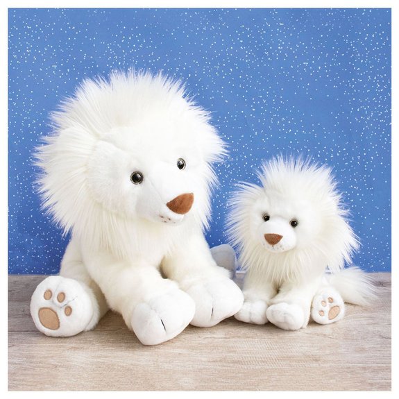 Lion des neiges 28 cm