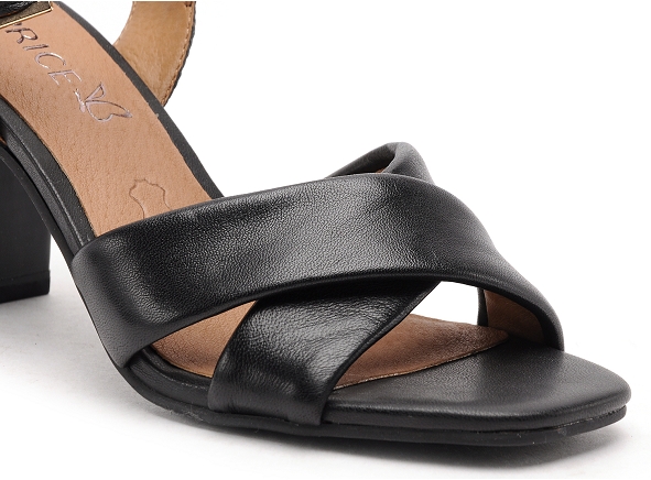 Caprice nu pieds talons femme 28302 noir