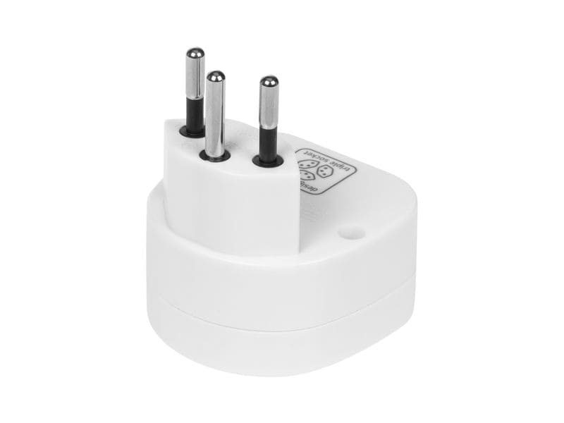 FURBER.power Reiseadapter Welt – CH, Weiss Steckdosenadapter