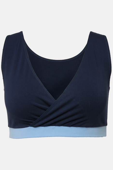 Bellieva-Still-Bustier, Colorblocking, nahtlos, Biobaumwolle