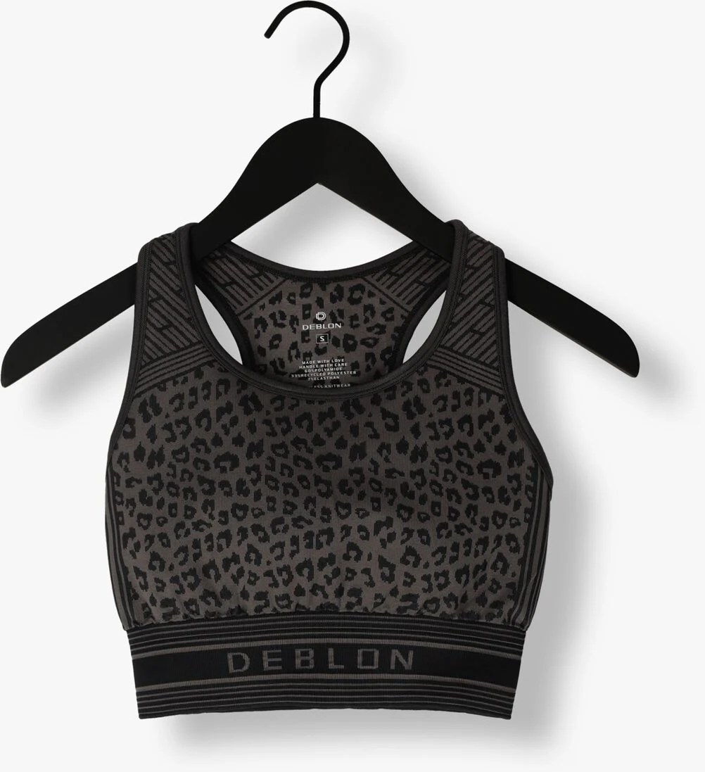 DEBLON SPORTS zwarte deblon sports top joy seamless top