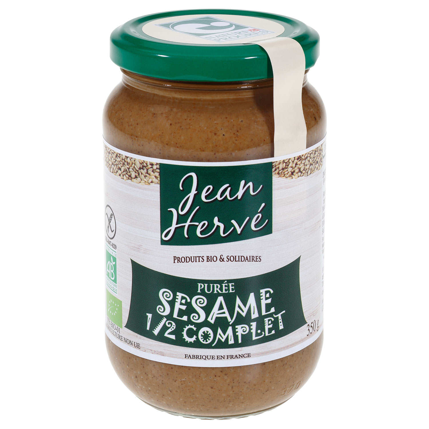 Tahin - purée de sésame semi-complet bio