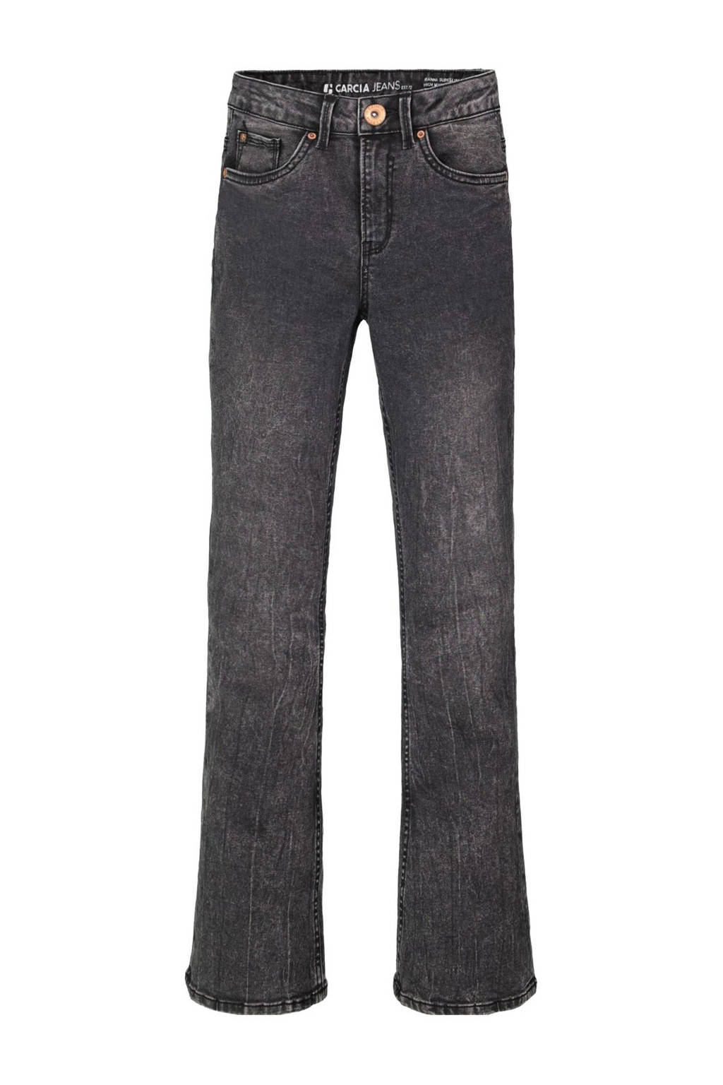 Garcia high waist flared jeans 575 dark used