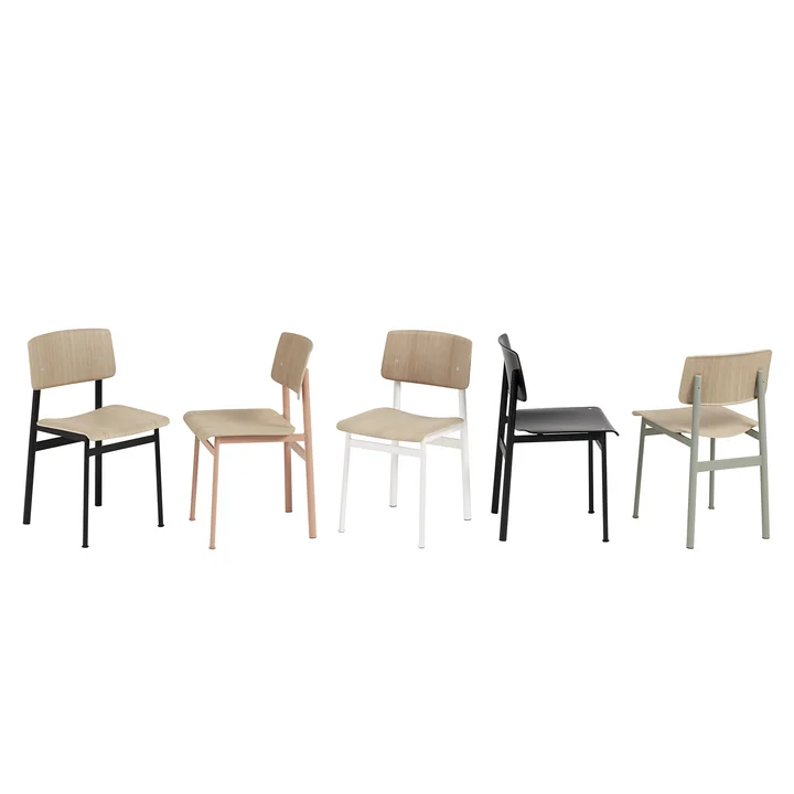 Muuto - Loft Chair, schwarz/ eiche