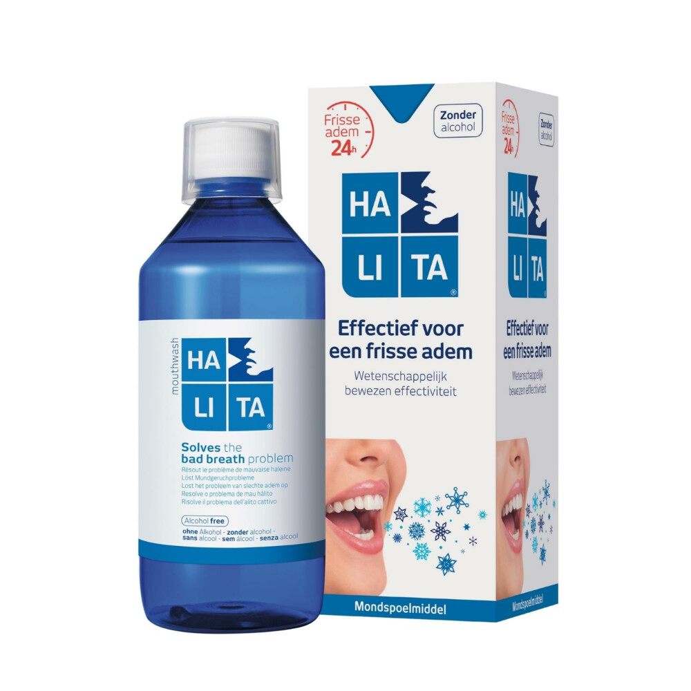 Halita Mondwater Frisse Adem500 ml