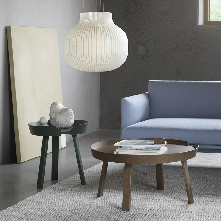Muuto - Around Beistelltisch, Ø 45 cm, schwarz
