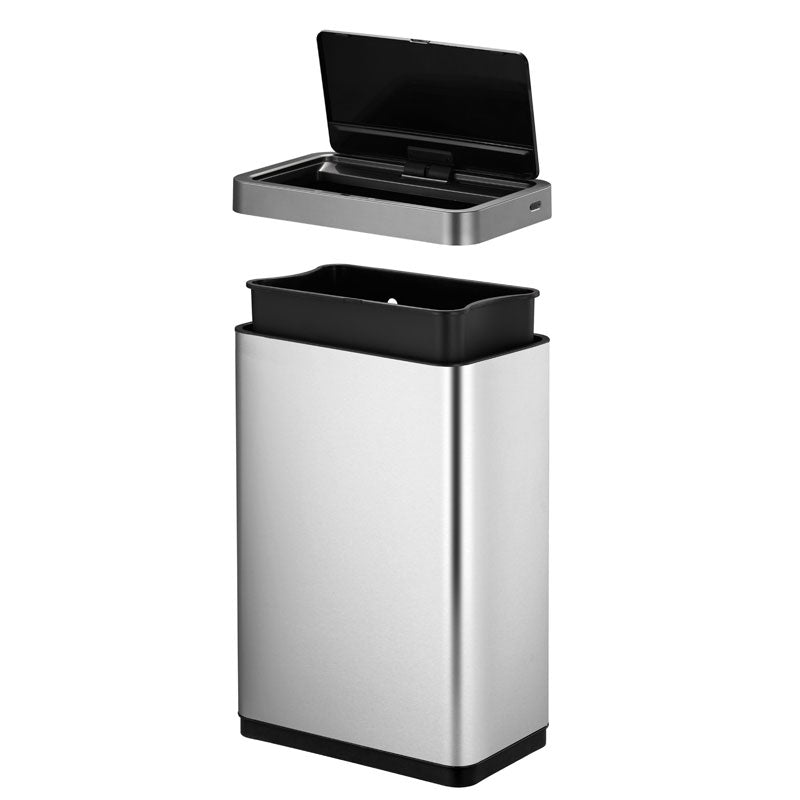 EKO Mirage X Sensor Bin 47 liter - RVS - Mat