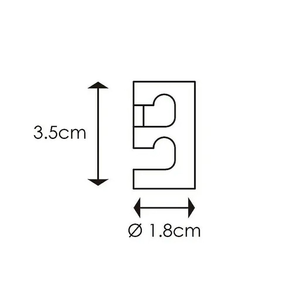 TAKKROK HOME SWEET HOME FOR KABEL PLAST TRANSPARENT