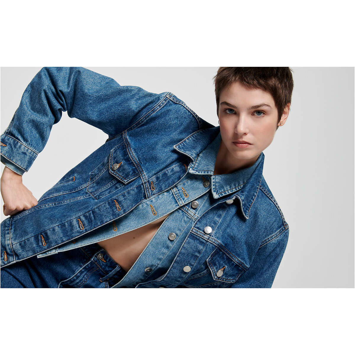 COLEÇÕES LA REDOUTE<br>Colete jeans