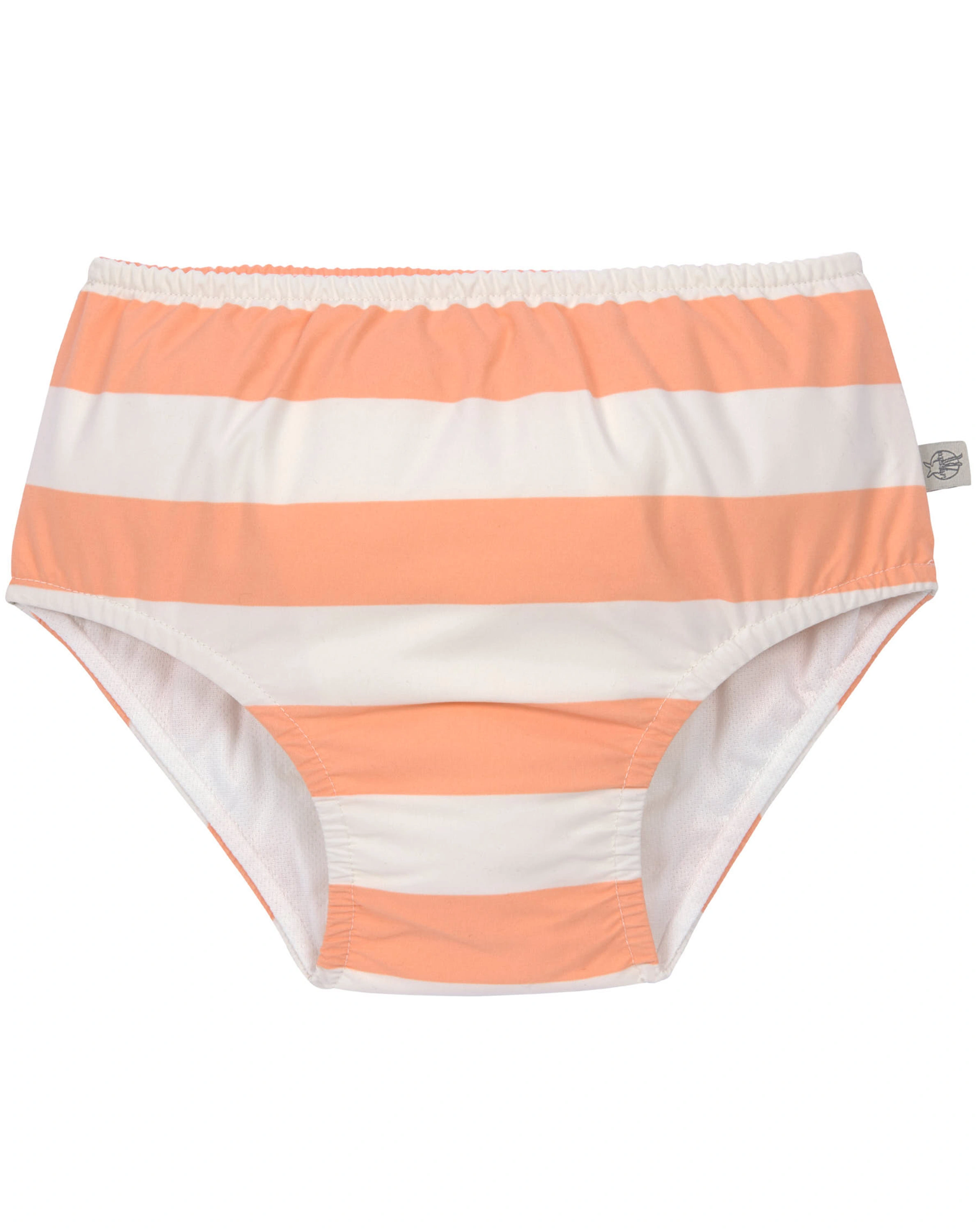 Windelbadehose BLOCKSTRIPES in milky/peach