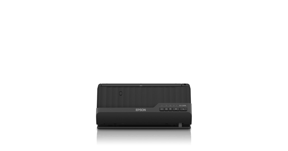 EpsonES-C320W compacte A4-documentscanner met Wi-Fi-connectiviteit en U-traject  (Zwart, A4, A5, A6, B5)