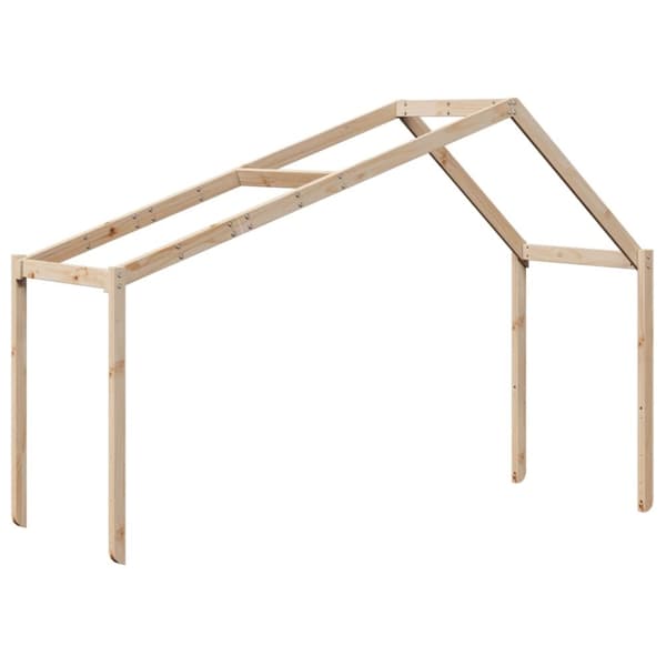 vidaXL Køyeseng uten madrass 90x200 cm heltre furu