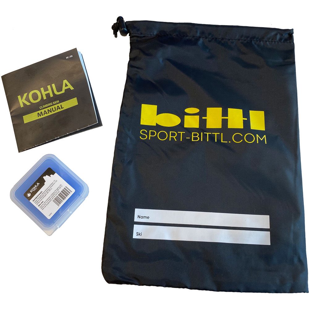 Kohla Transalp CA 82 Tourenfell-Set inkl. Wachs und Tasche
