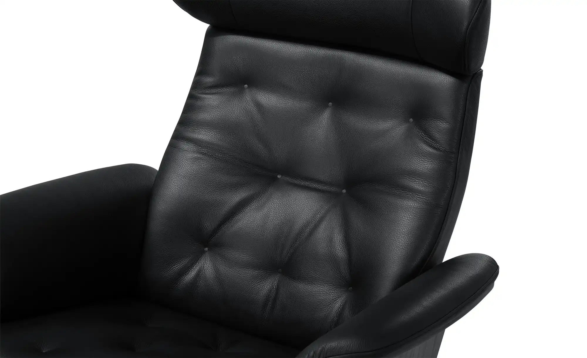 Sessel in Leder mit Knopfnaht Timeout