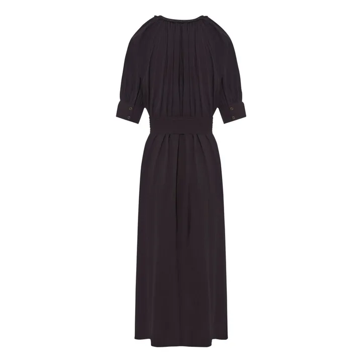 BELLEPIECE Robe Derek Rayures Dobby | Gris foncé