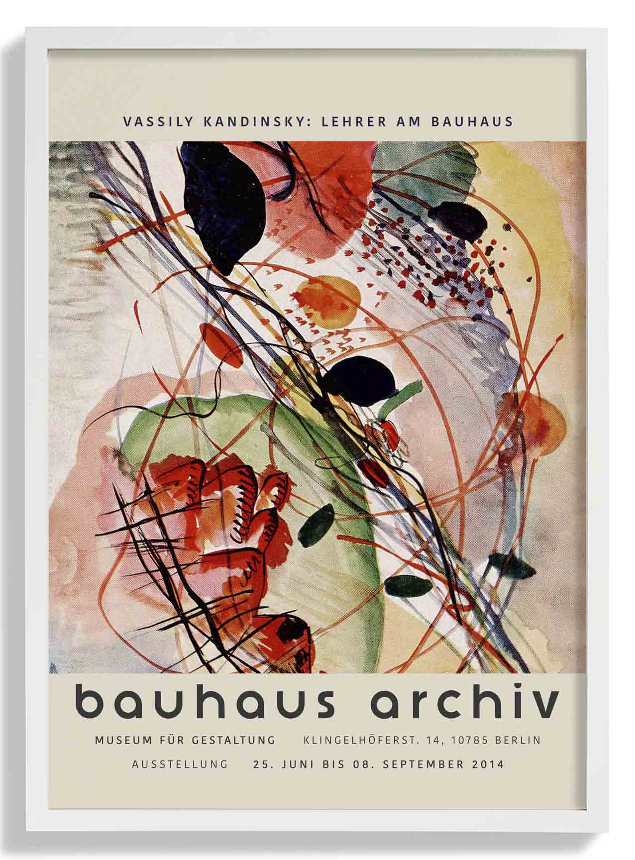 Aquarelldruck von Wassily Kandinsky Ausstellung